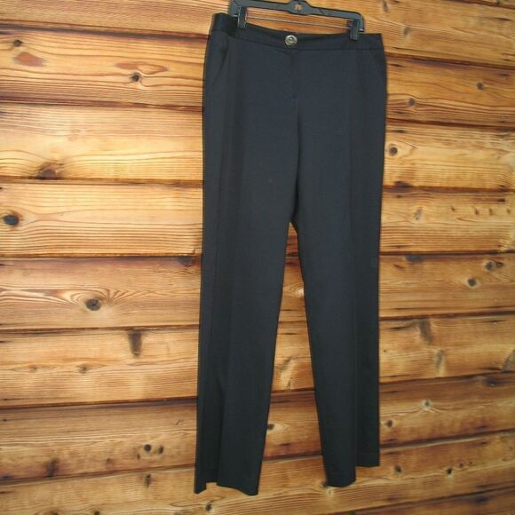 Black Stretch Wool Dress Pants - Picture 4 of 8